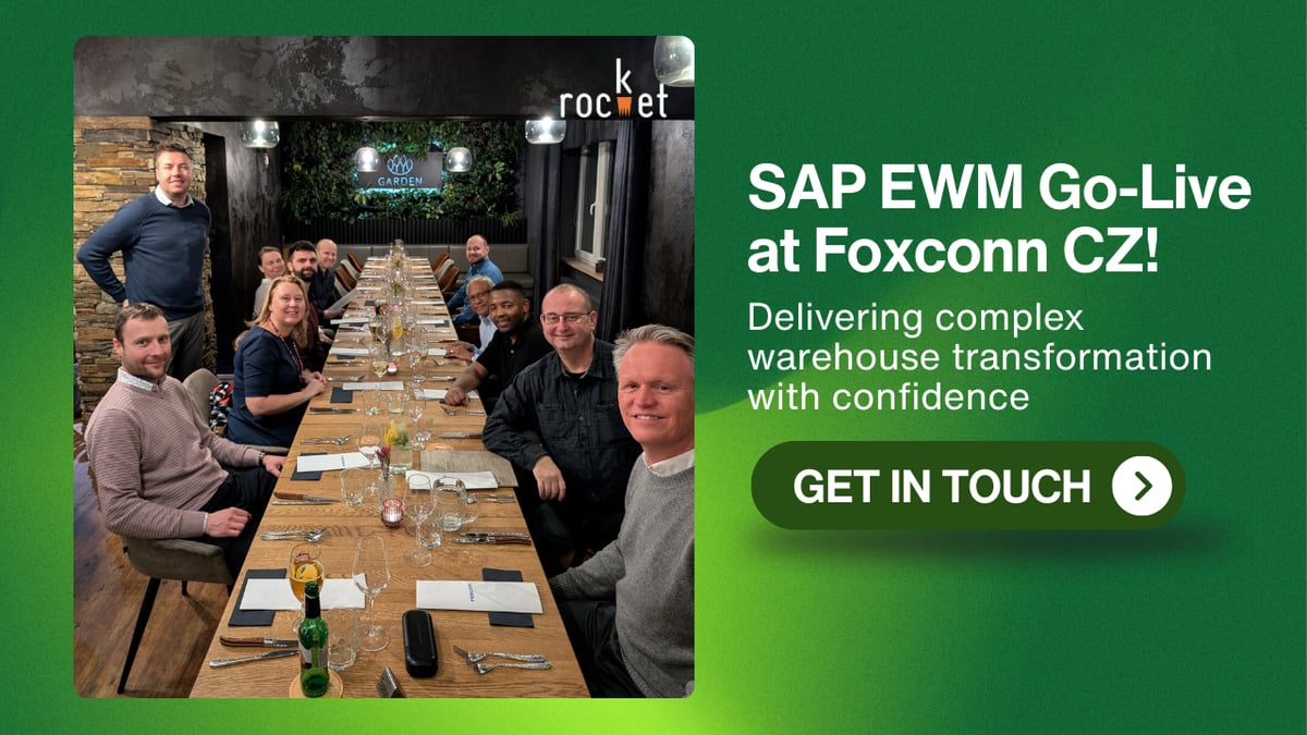 Rocket: Successful SAP EWM Go-Live at Foxconn CZ!